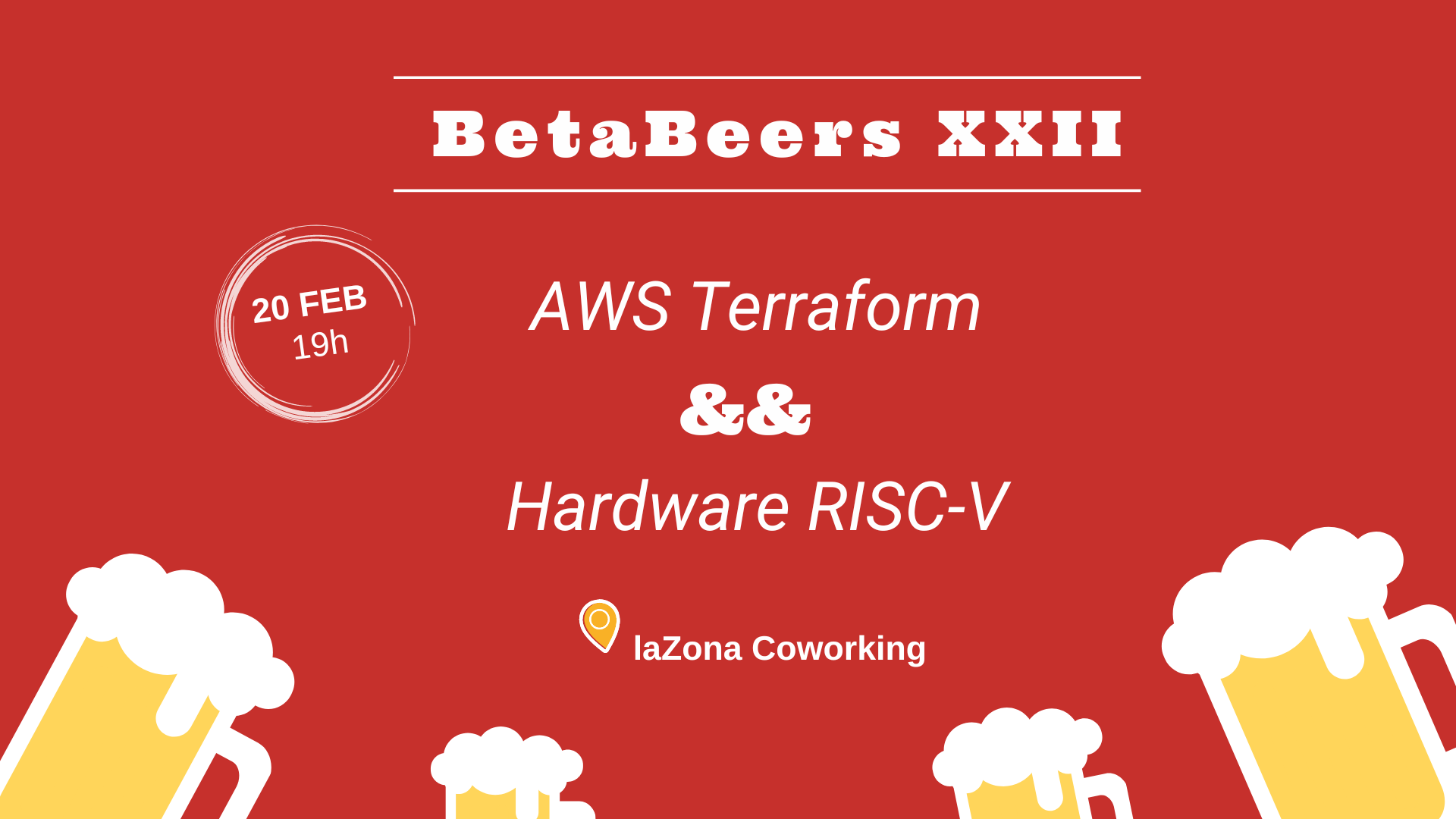 Betabeers XXII: AWS con Terraform y Hardware (RISC-V) CPU's